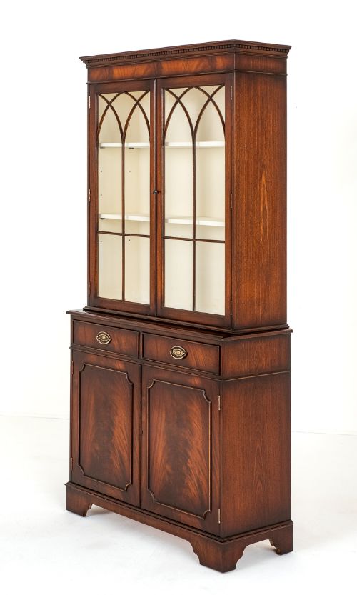Georgian Style Mahogany Bookcase