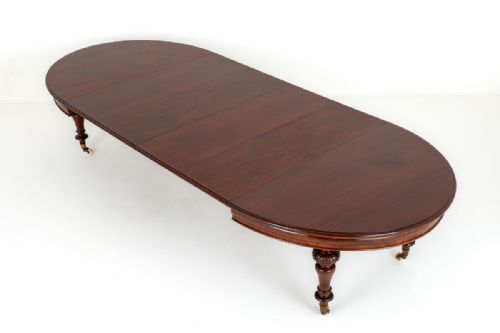 Good Quality Irish Mahogany Extending Dining Table