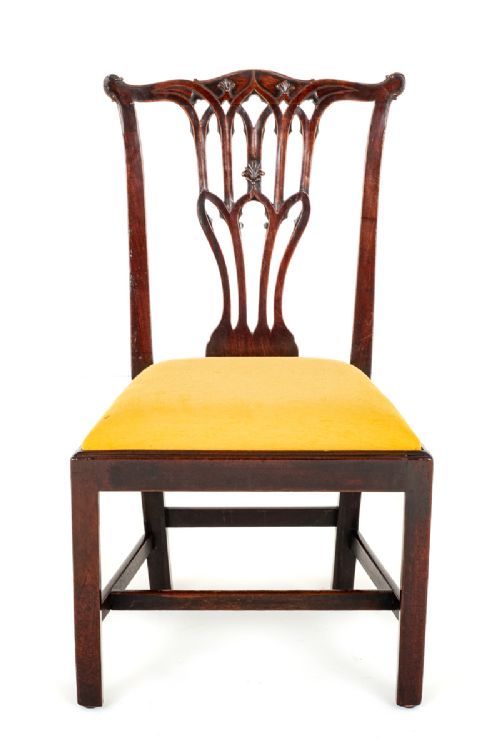 fig 1. Set of 4 18th Century Mahogany Dining Chairs