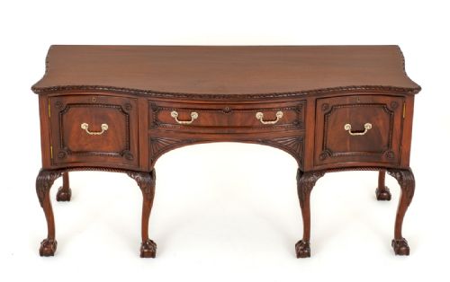 fig 1. Quality Mahogany Chippendale Style Sideboard