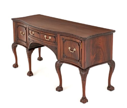 Quality Mahogany Chippendale Style Sideboard