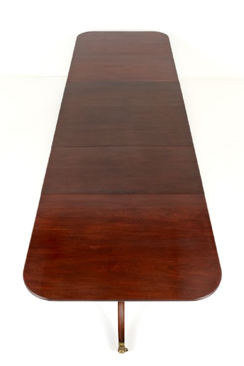 fig 1. Mahogany Regency Revival Dining Table