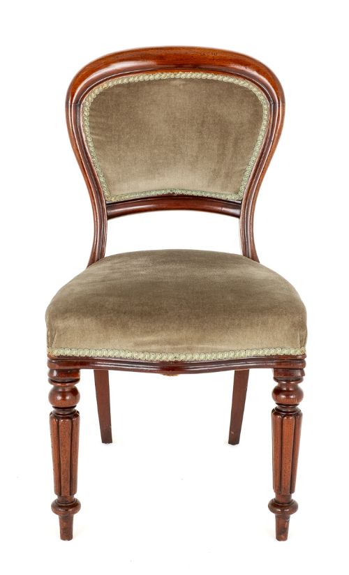 fig 1. Set of 6 William IV Mahogany Dining Chairs