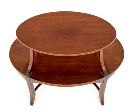 MAHOGANY SHERATON REVIVAL ETAGERE - ADDITIONAL PHOTO 7