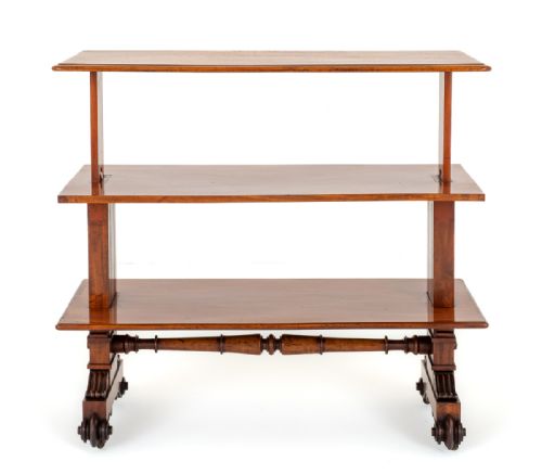 WILLIAM IV MAHOGANY DUMB WAITER - ADDITIONAL PHOTO 5