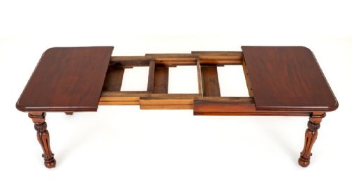 fig 1. Early Victorian Mahogany Extending Dining Table