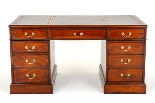 Mahogany Georgian Revival Desk