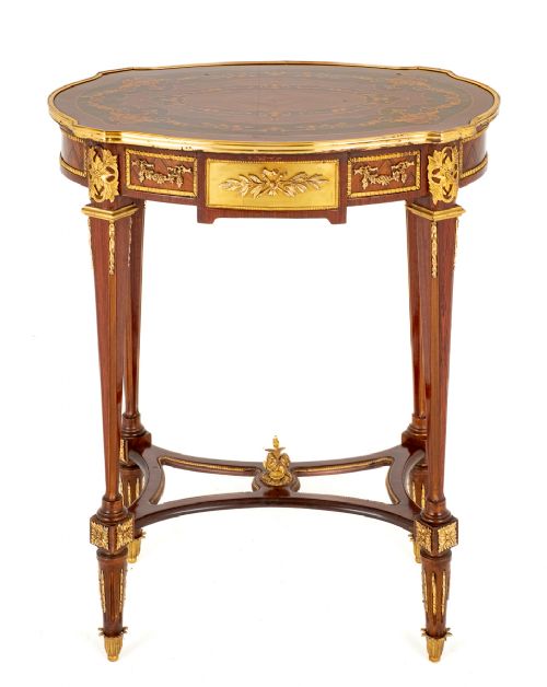 Ornate French Rosewood Occasional Table