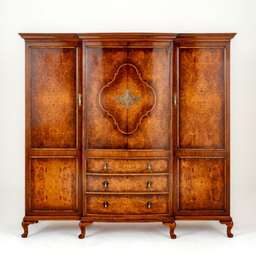 Walnut Gillows Gentleman's Wardrobe
