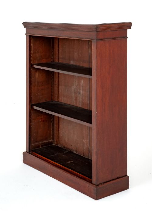 Victorian Mahogany Open Bookcase