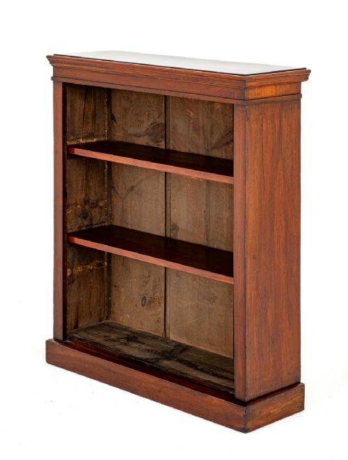 Victorian Mahogany Open Bookcase