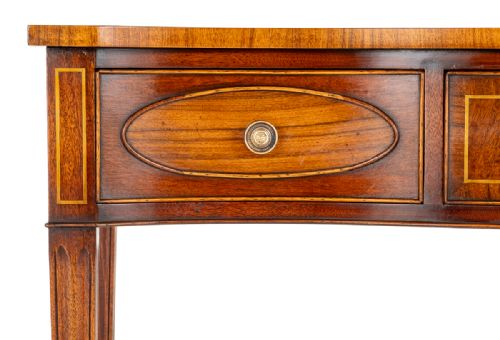 fig 1. Mahogany Serpentine Console Table