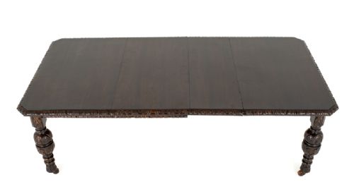 fig 2. Victorian Carved Oak Dining Suite