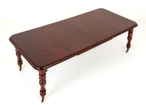 10 Seater William IV Mahogany Extending Dining Table