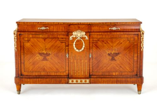 fig 1. Amazing French Satinwood Side Cabinet