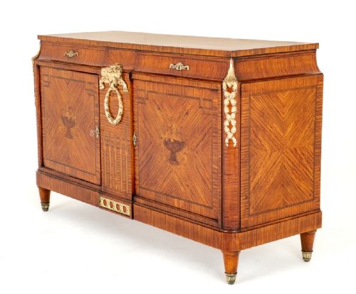Amazing French Satinwood Side Cabinet