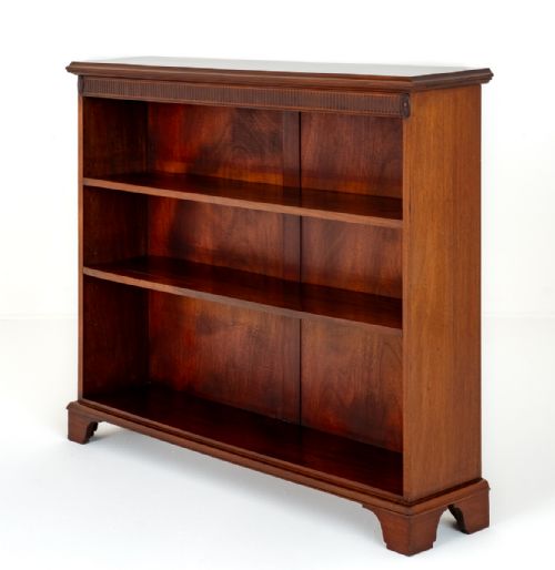 Georgian Style Mahogany Open Bookcase