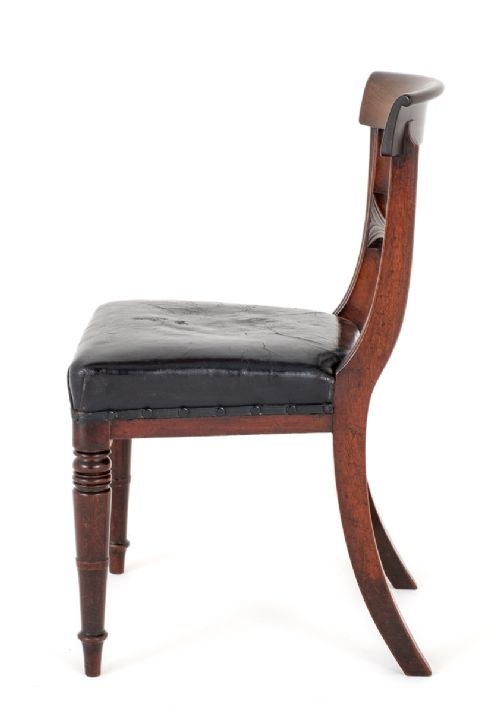 fig 1. Set of 6 Regency Mahogany Dining Chairs