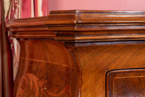 AMAZING 6 PIECE FRENCH BURR WALNUT AND MARQUETRY BEDROOM SUITE - ADDITIONAL PHOTO 7