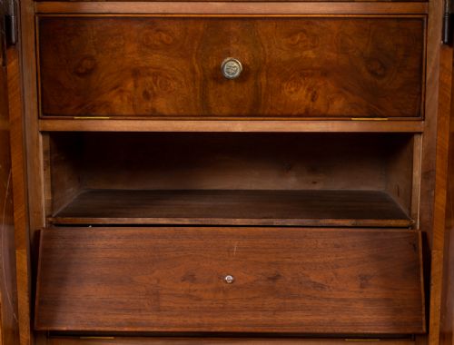 AMAZING 6 PIECE FRENCH BURR WALNUT AND MARQUETRY BEDROOM SUITE - ADDITIONAL PHOTO 9