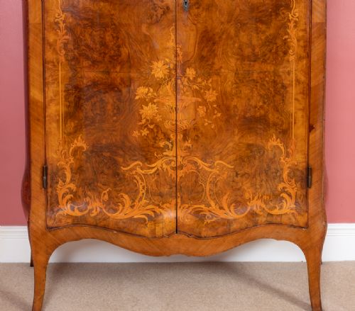 AMAZING 6 PIECE FRENCH BURR WALNUT AND MARQUETRY BEDROOM SUITE - ADDITIONAL PHOTO 14