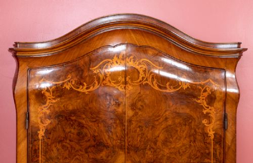 AMAZING 6 PIECE FRENCH BURR WALNUT AND MARQUETRY BEDROOM SUITE - ADDITIONAL PHOTO 19