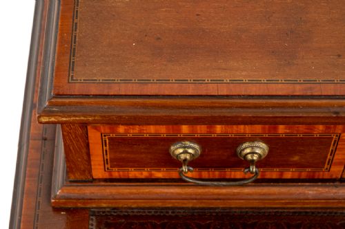 fig 1. Sheraton Revival Mahogany Bonheur Du Jour