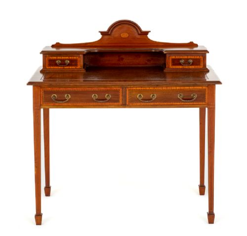 fig 2. Sheraton Revival Mahogany Bonheur Du Jour