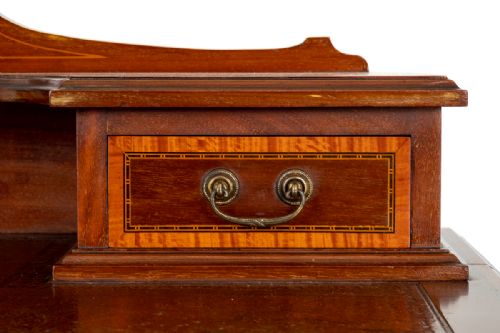 fig 3. Sheraton Revival Mahogany Bonheur Du Jour
