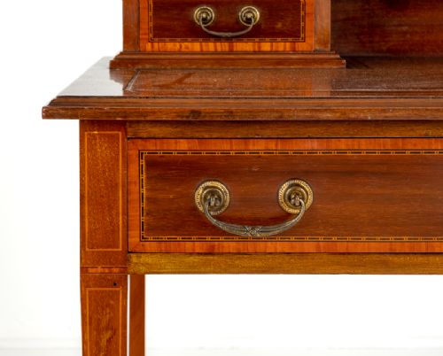 fig 5. Sheraton Revival Mahogany Bonheur Du Jour