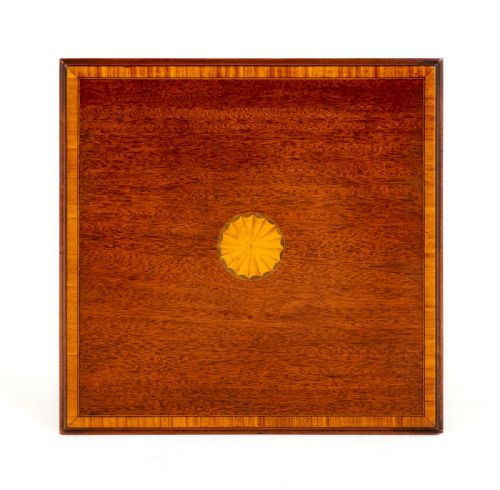 SHERATON REVIVAL MAHOGANY OCCASIONAL TABLE - ADDITIONAL PHOTO 2