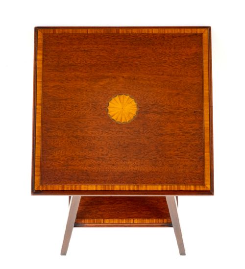 SHERATON REVIVAL MAHOGANY OCCASIONAL TABLE - ADDITIONAL PHOTO 5