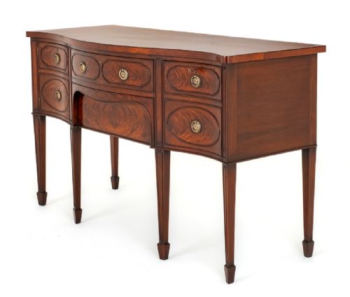 Good Quality Georgian Revival Mahogany Sideboard