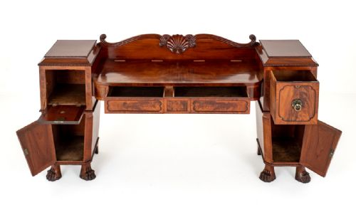 STUNNING MAHOGANY REGENCY SIDEBOARD - ADDITIONAL PHOTO 6