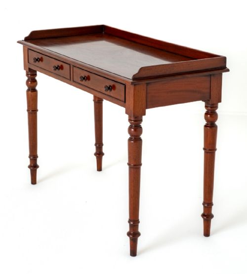 Victorian Mahogany Tray Top Side Table