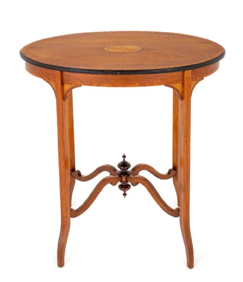 SHERATON REVIVAL MAHOGANY OCCASIONAL TABLE - ADDITIONAL PHOTO 1