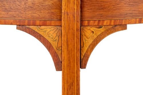 SHERATON REVIVAL MAHOGANY OCCASIONAL TABLE - ADDITIONAL PHOTO 4