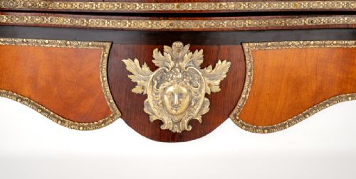 GOOD QUALITY MAHOGANY AND ROSEWOOD FRENCH CARD TABLE - ADDITIONAL PHOTO 1
