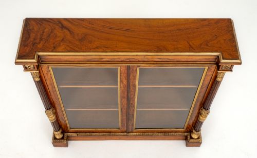 IMPRESSIVE OLIVE WOOD VICTORIAN PIER CABINET - ADDITIONAL PHOTO 3