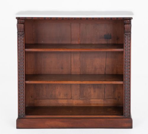 Victorian Mahogany "Edwards and Roberts" Open Bookcase