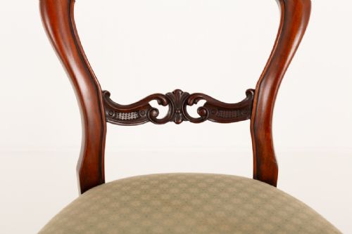 fig 1. Set of 8 Victorian Style Mahogany Dining Chairs
