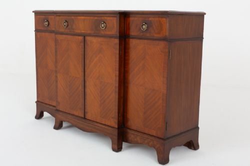 Regency Revival Mahogany Breakfront Sideboard