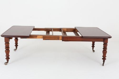 IRISH VICTORIAN MAHOGANY EXTENDING DINING TABLE - ADDITIONAL PHOTO 1