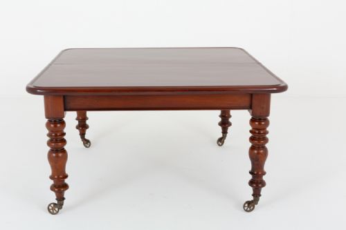 IRISH VICTORIAN MAHOGANY EXTENDING DINING TABLE - ADDITIONAL PHOTO 2