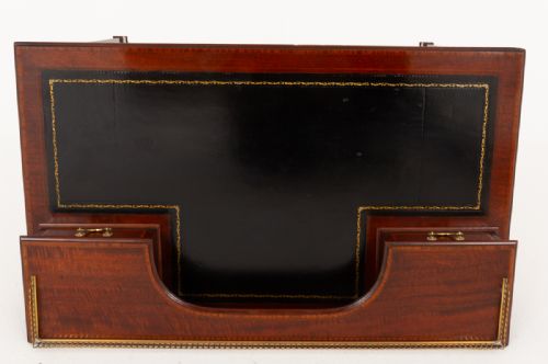 SHERATON REVIVAL MAHOGANY INLAID WRITING TABLE - ADDITIONAL PHOTO 5