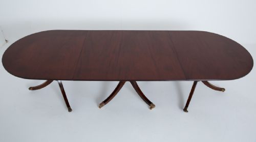fig 1. Regency Revival Mahogany Dining Table