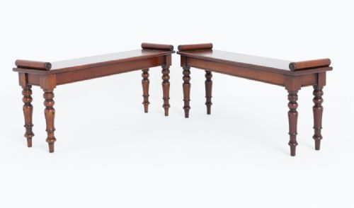 Pair of Mahogany William IV Window Seats