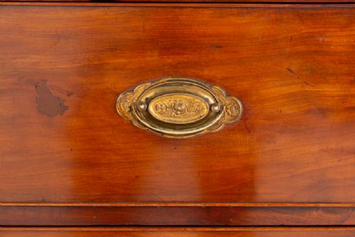 REGENCY MAHOGANY INLAID SECRETAIRE BOOKCASE - ADDITIONAL PHOTO 10