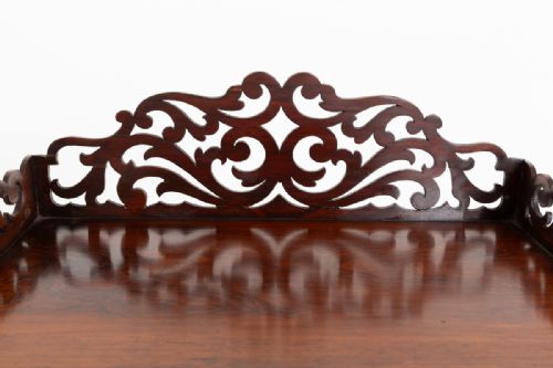 PRETTY VICTORIAN ROSEWOOD WHATNOT - ADDITIONAL PHOTO 2