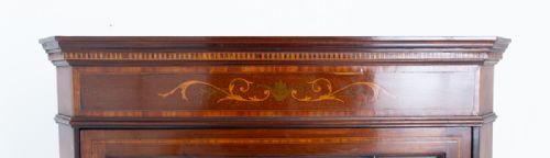 MAHOGANY SHERATON REVIVAL CORNER CABINET - ADDITIONAL PHOTO 3